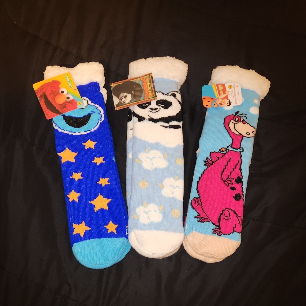 Sherpa-lined Slipper 3 Pair Bundle